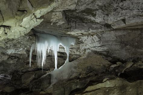 Kungur Ice Cave, Kungur, Russia, Ural Stock Image - Image of grotto ...