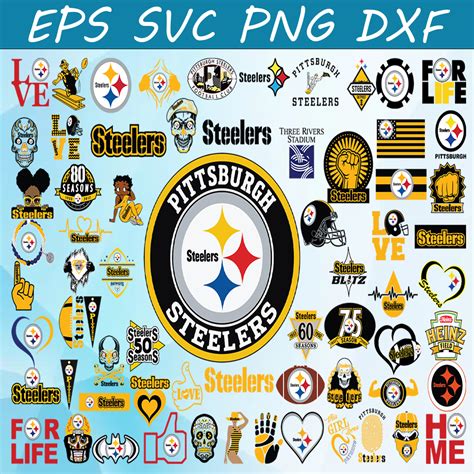 Bundle 66 Files Pittsburgh Steelers Football Team Svg Pitts Inspire Uplift