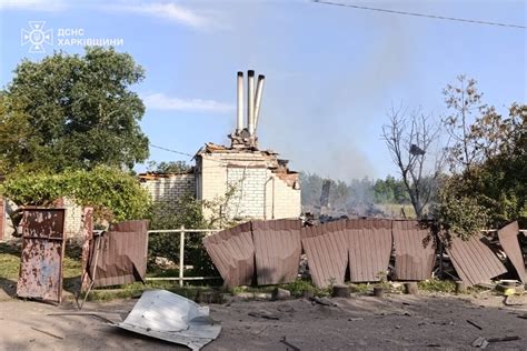 Vier Personen Durch Russischen Beschuss Im Dorf Hluschkiwka Und In Der