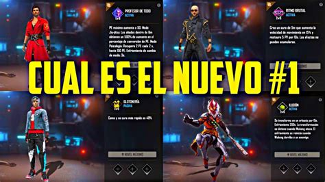 Top Mejores Personajes Competitivos De Free Fire El Necesita Ser