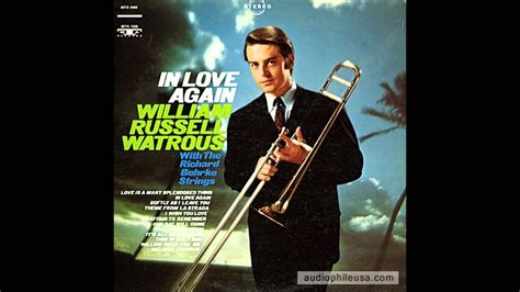 Bill Watrous Trombone Solo La Strada From His First Solo Album