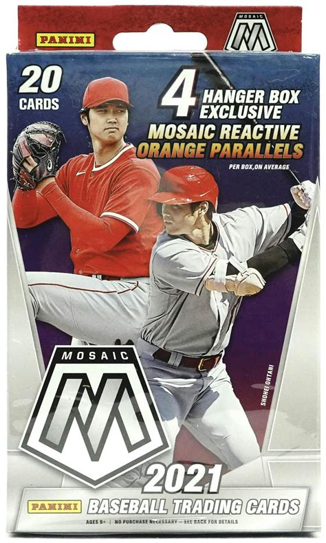 2021 Panini Mosaic Baseball Hanger Box Orange Parallels Lot Of 10