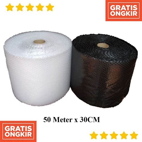 Bubble Wrap 50m X 30cm Bubble Wrap Bening Plastik Bubble Wrap Bubble
