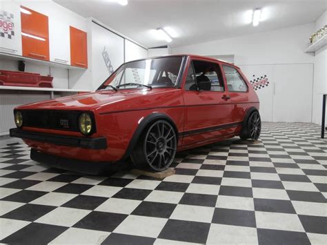 Golf Mk 1 Gti Wheel Test At Daregarage Scirocco Volkswagen Volkswagen Golf Mk1 Vw Mk1 Golf