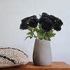 Amazon Hananona Black Artificial Roses For Flower Arrangement 12