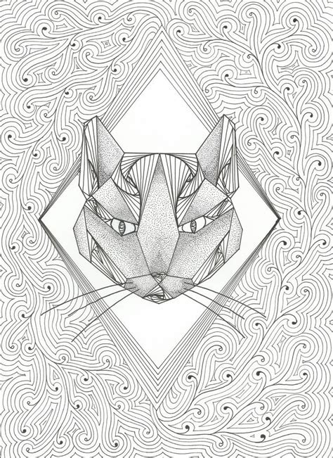 Geometric Cat By Yaicirulis On Deviantart