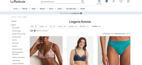 Les 10 meilleurs sites de lingerie et sous vêtements