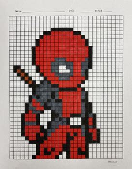 Art Pixel Paper | Printable Grid Paper | Graph by MrSmithArt | TPT