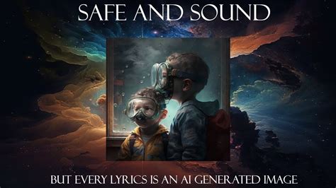 Safe And Sound But Every Lyrics Is An Ai Generated Image Youtube