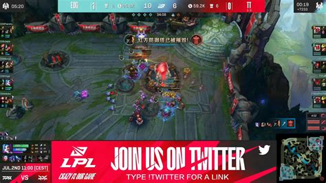 Edward Gaming Vs Thundertalk Gaming Lpl Summer Week Post