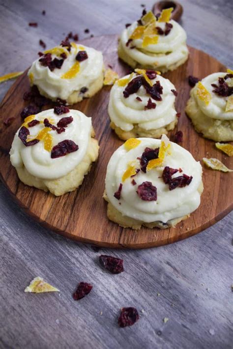 Cranberry Orange Shortbread Cookies Always From Scratch