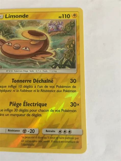 Carte Pokemon Limonde 56214 Rare Reverse Soleil Et Lune 10 Sl10 Fr