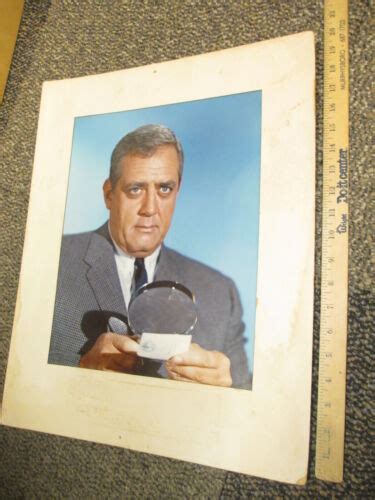 Tv Guide Cover Portrait 1960s Ironside Nbc Show Raymond Burr Wheelchair