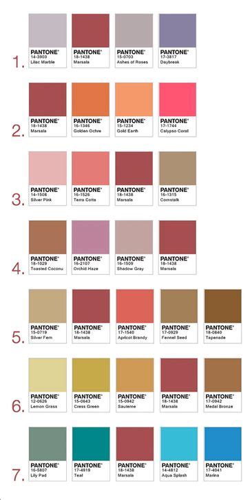 Color Palette Pairings Wandfarbe Farben Wand