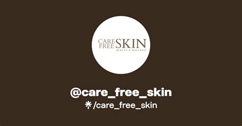 Care Free Skin Instagram Facebook Tiktok Linktree