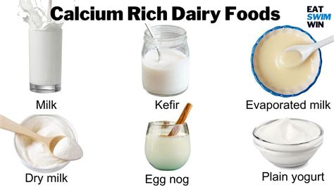 High Calcium Foods Chart Printable