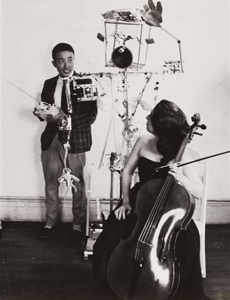 Photograph Nam June Paik And Charlotte Moorman With Robot K 456 Before