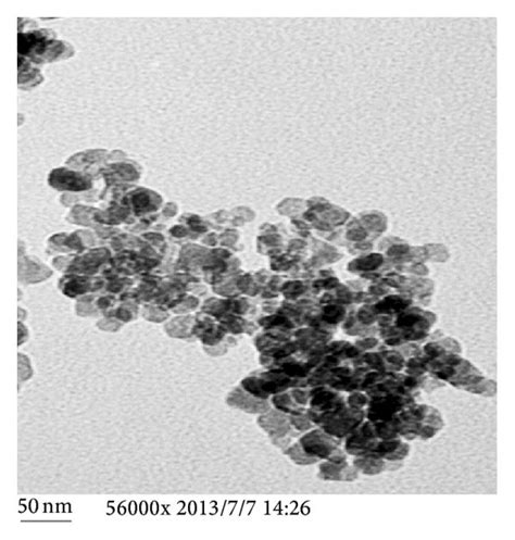 TEM Micrographs Of Naked SPION A And Surface Modified SPION