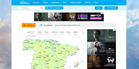 Las 9 mejores webs para consultar la previsión del tiempo enteratehoy cl