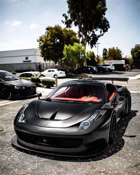 Carswithoutlimits • Marlon On Instagram Matte Black Ferrari 458 Gt3