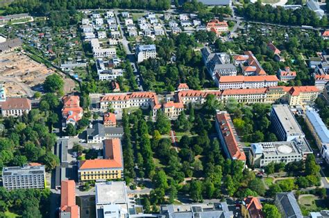 Dresden Von Oben Klinikgel Nde Des Krankenhauses St Dtisches Klinikum