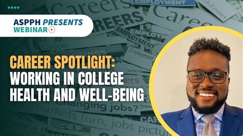 ASPPH Presents Webinar Career Spotlight Working In College Health And