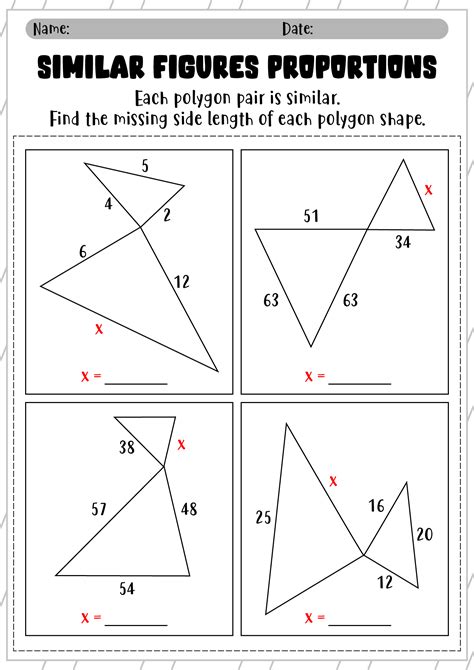 14 Similar Figures Worksheet