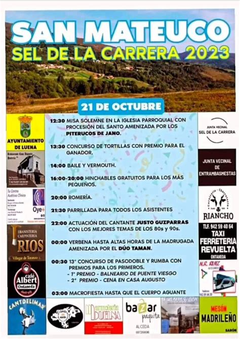 San Mateuco Sel de la Carrera 2023 Miplanhoy qué hacer hoy en Cantabria