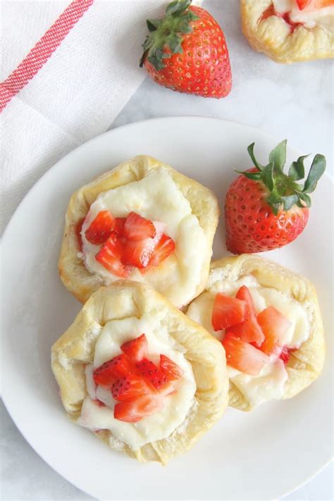 Strawberry Cream Cheese Danish Recipe Food Fanatic