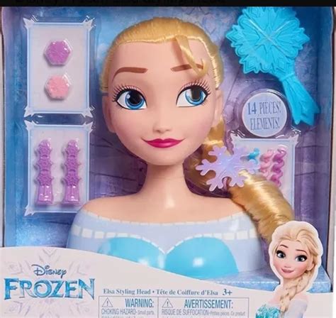 Cabeza Para Peinar Elsa Frozen Accesorios Envio Gratis Meses sin interés