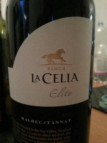 Finca La Celia Elite Malbec Tannat Gran Reserva Vivino Us