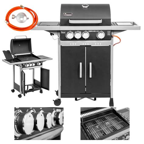 GRILL GAZOWY Z RUSZTEM ŻELIWNYM ACTIVA DUŻY 8 4kW 19740G Cena