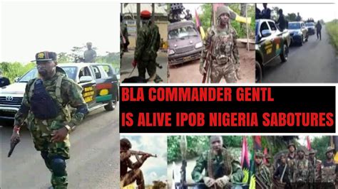 Wotowoto Biafra Liberation Army Commander Gentl Is Alive Appear With