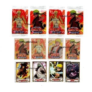 200 Cards Naruto 50 Pacotes Fechados Para Meninos Brincar Tipo