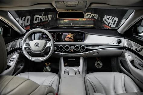 Interior of Mercedes S Class · Free Stock Photo