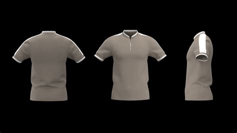 10 Mens Polo Shirts 3d Model Cgtrader