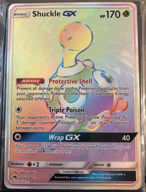 Shuckle GX 215 Prices Pokemon Lost Thunder Pokemon Cards