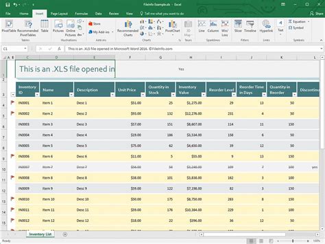 Inventory Spreadsheet 18 Examples Format Excel Word Numbers