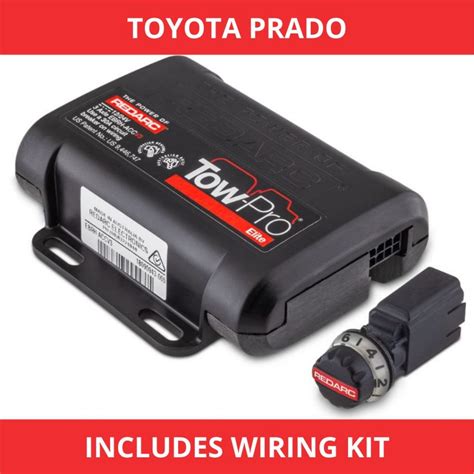 Redarc Tow Pro Brake Controller With Wiring Kit Toyota Prado Jts 12volt