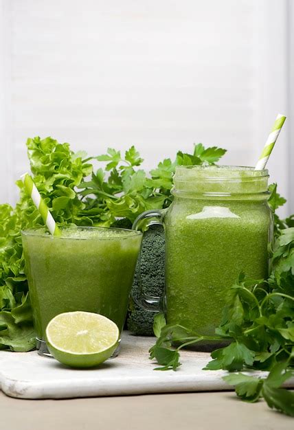 Grüner Detox Smoothie Smoothie Rezepte für einen schnellen