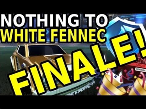 Trading From Nothing To Titanium White Fennec Finale Rocket League