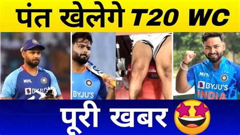 Rishabh Pant Will Play Ipl 2024 And T20 World Cup Rishabh Pant News