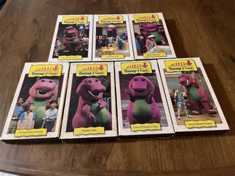 7 Barney And Friends Time Life Vhs Video Lot Oop £37 05 Picclick Uk