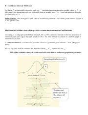 Understanding Confidence Intervals Basics Calculation Course Hero