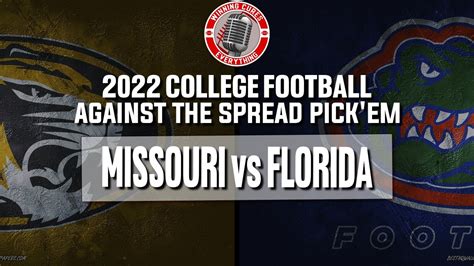 Florida Vs Missouri Picks Against The Spread 2022 College Football