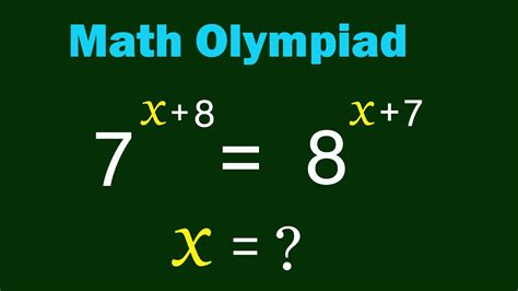 Math Olympiad Problem A Beautiful Exponential Problem Vijay Maths