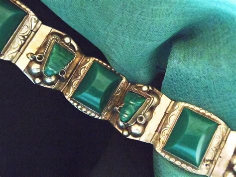 Vintage Taxco Sterling Silver Bracelet With Carved Aztec Faces Etsy