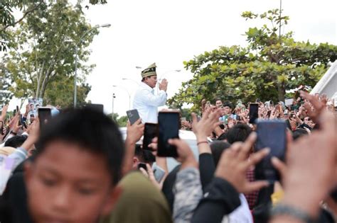 Kampanye Di Provinsi Dalam Sehari Prabowo Disambut Masif Rakyat