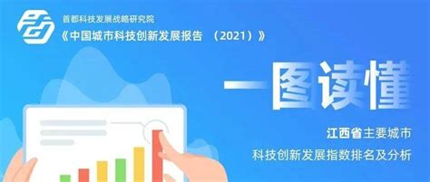 一图读懂 I 江西省主要城市科技创新发展指数排名——基于《中国城市科技创新发展报告（2021）》的分析science首都发展