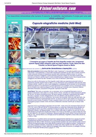 Plasma Tachyon Energy Holographic Med Beds Secret Space Programs Pdf